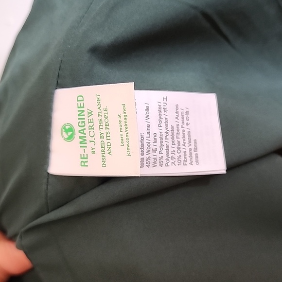 NEW! J. Crew City Coat Sz 0 - Picture 5 of 6